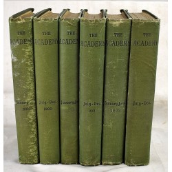 The Academy, A Weekly Review of Literature and Life. (6 volumes)